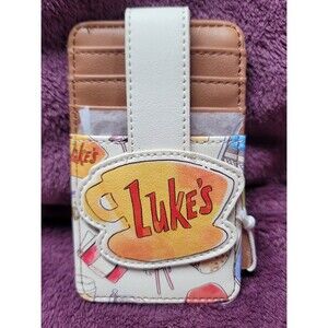 Loungefly Gilmore Girls allover print card holder.